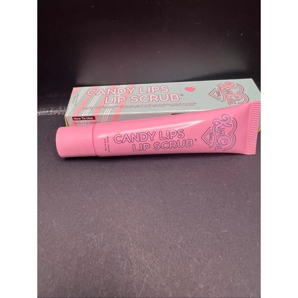 New in Box! KimChiChic Beauty Candy Lips Lip Scrub in Minty Kisses 0.42oz / 12g